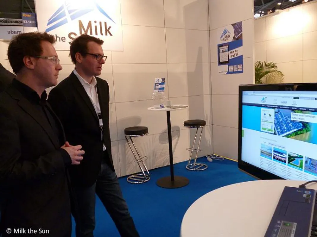 Milk the Sun präsentiert PV-Dienstleistungsportal zur Intersolar