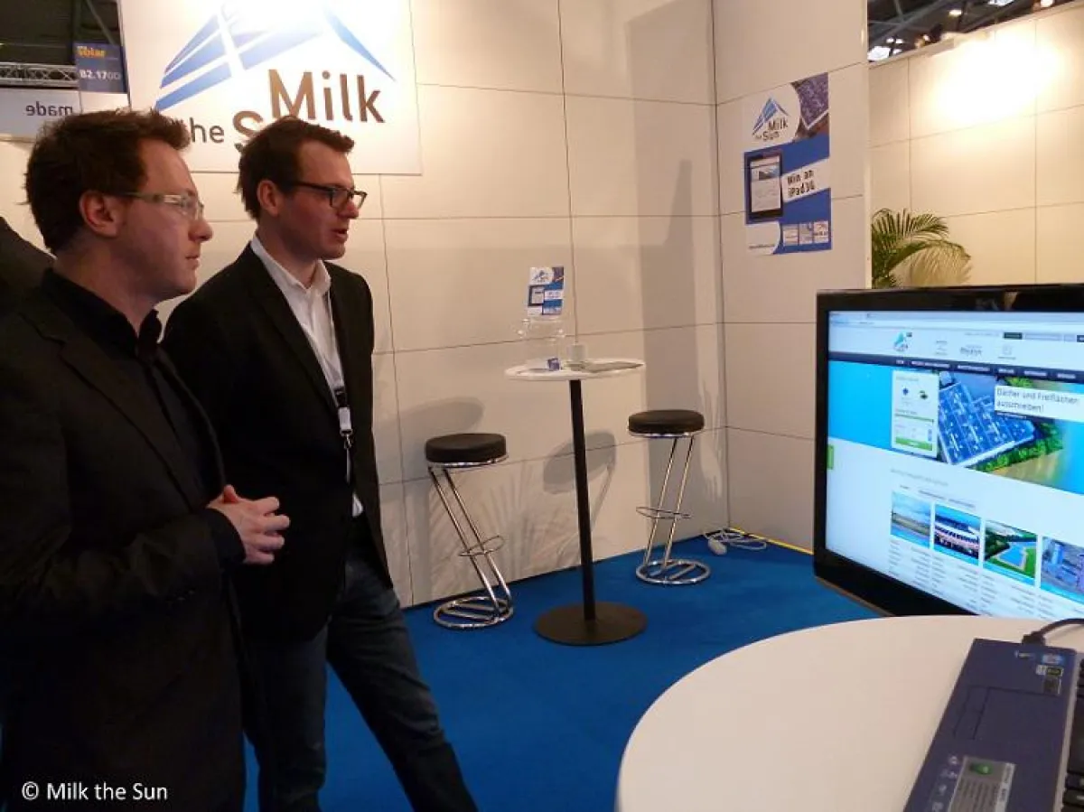Milk the Sun präsentiert PV-Dienstleistungsportal zur Intersolar