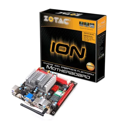 Bild: Neues ZOTAC ION ITX-F Mainboard mit PCI-E x16 Slot