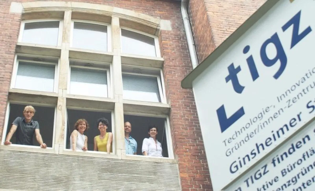 5 Kreative im TIGZ Gustavsburg: Stephan von Prümmer, Ulrike Speyer, Susanne Schneider, Michael Kehrein, Ute Sixel