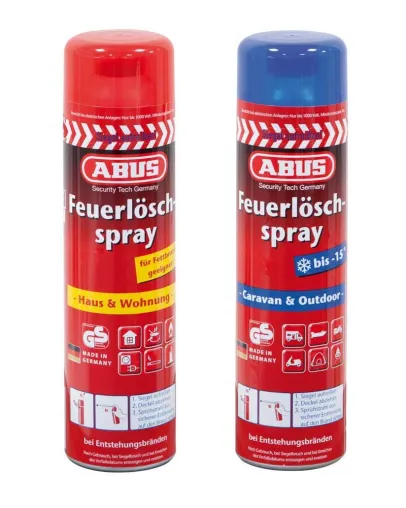 Erfolgsprodukt ABUS Feuerlöschspray – jetzt auch bei ABUS Security-Center Bild: Erfolgsprodukt ABUS Feuerlöschspray – jetzt auch bei ABUS Security-Center