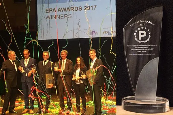 Bild: CONTIPARK gewinnt European Parking Award 2017