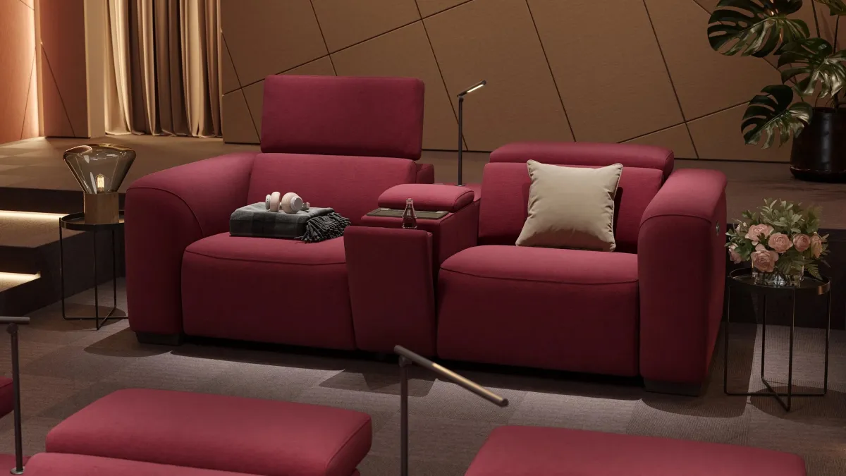 Kinosofa Sorrento von Sofanella (© Sofanella)