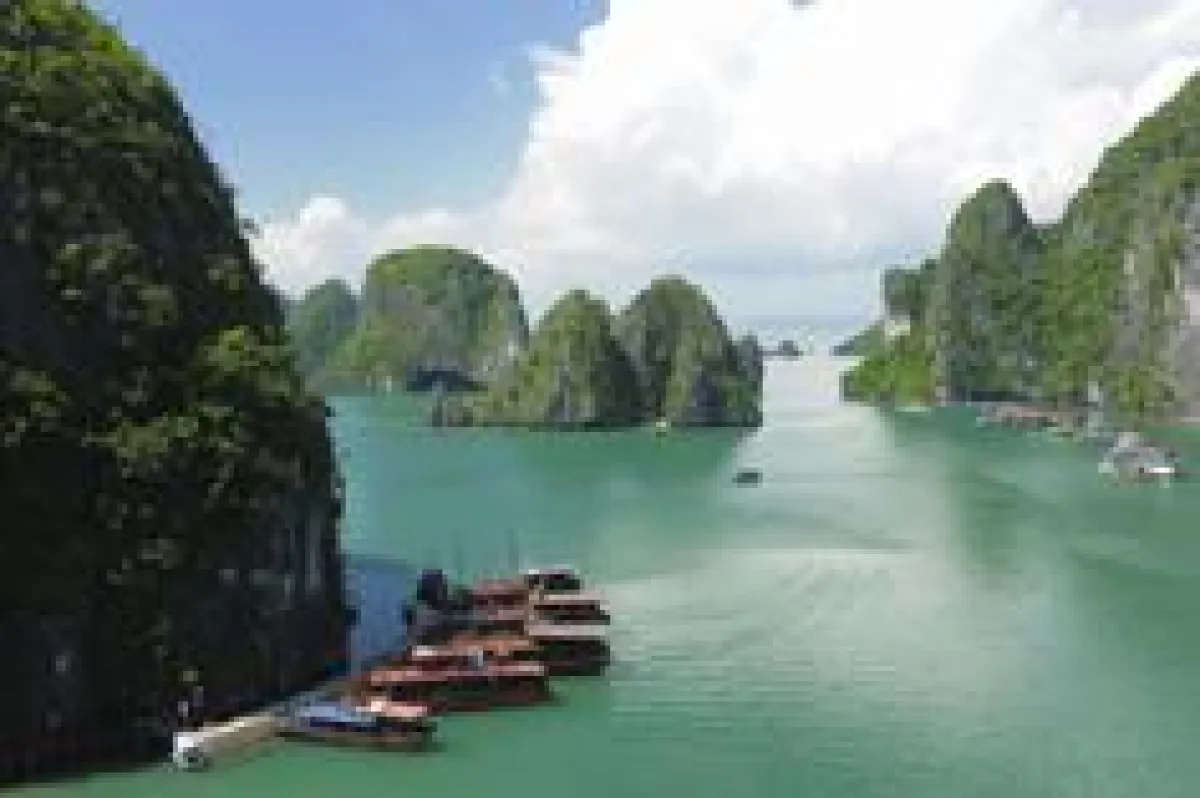 Zwei Tage lang können die Reisenden das UNESCO Weltnaturerbe Halong Bucht erleben (© TOUR VITAL)