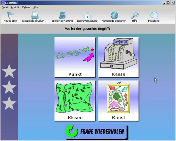 Bild: LogoFind - das neue Therpiespiel für visuelle Wahrnehmung und Merkfähigkeit
