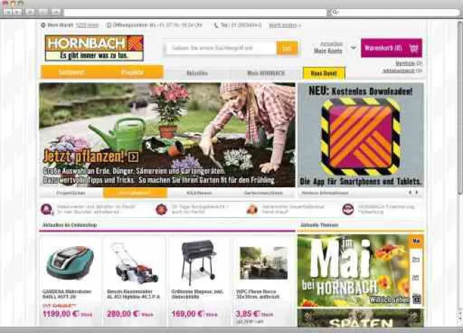 Unic: Hornbach launcht Onlineshop in Österreich Bild: Unic: Hornbach launcht Onlineshop in Österreich