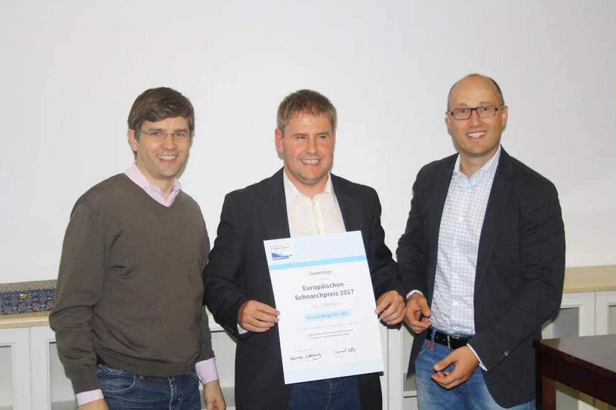 Dr. Daniel Grätz (Geschäftsführer), Manuel Berger, Dr. Hannes Wakonig (Geschäftsführer) v.l.n.r.