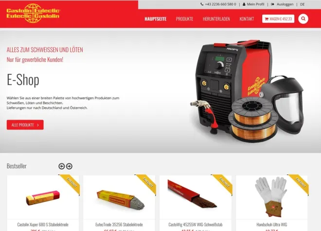 Bild: Castolin Eutectic erweitert Webshop auf Österreich