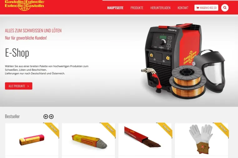 Bild: Castolin Eutectic erweitert Webshop auf Österreich