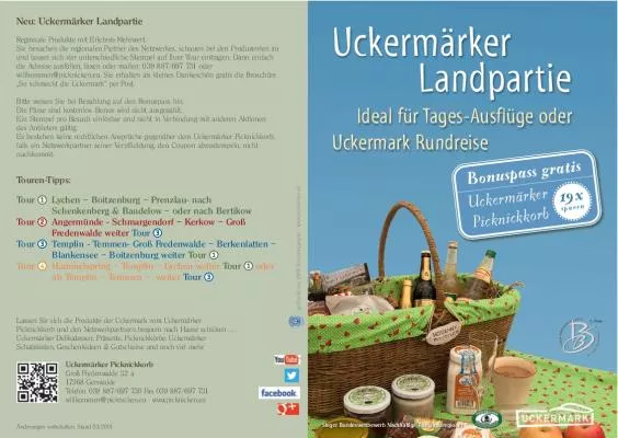 Bild: Uckermärker Landpartie mit Uckermärker Bonuspass