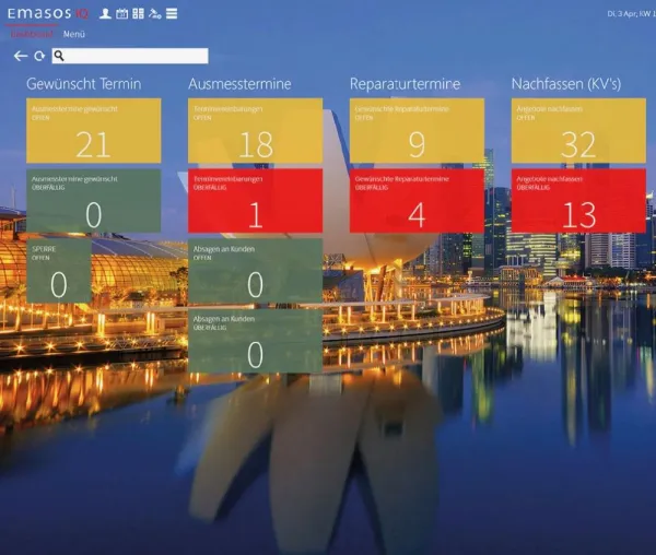 Wien/Berlin – Emasos IQ Branchen-App für die Digitalisierung im Handwerk Bild: Wien/Berlin – Emasos IQ Branchen-App für die Digitalisierung im Handwerk