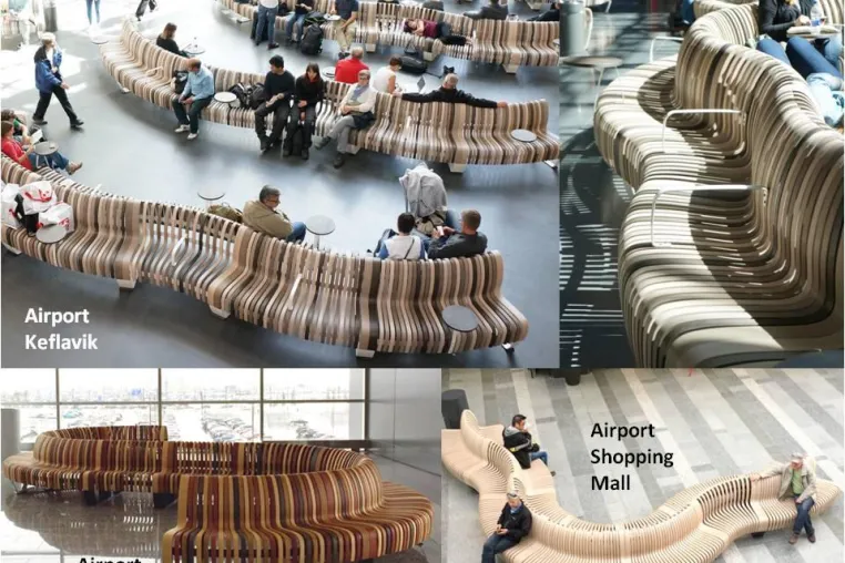 PTE17: Modulare Sitzbank-Systeme aus Holz auf der Passenger Terminal in Amsterdam Bild: PTE17: Modulare Sitzbank-Systeme aus Holz auf der Passenger Terminal in Amsterdam