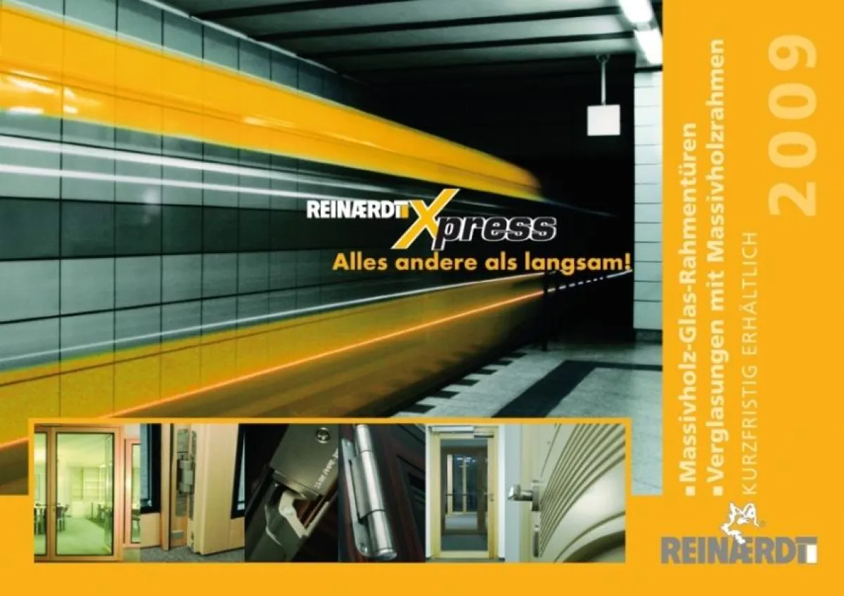 REINAERDT Xpress - das neue Funktionstürenprogramm für die kurzfristige Beschaffung