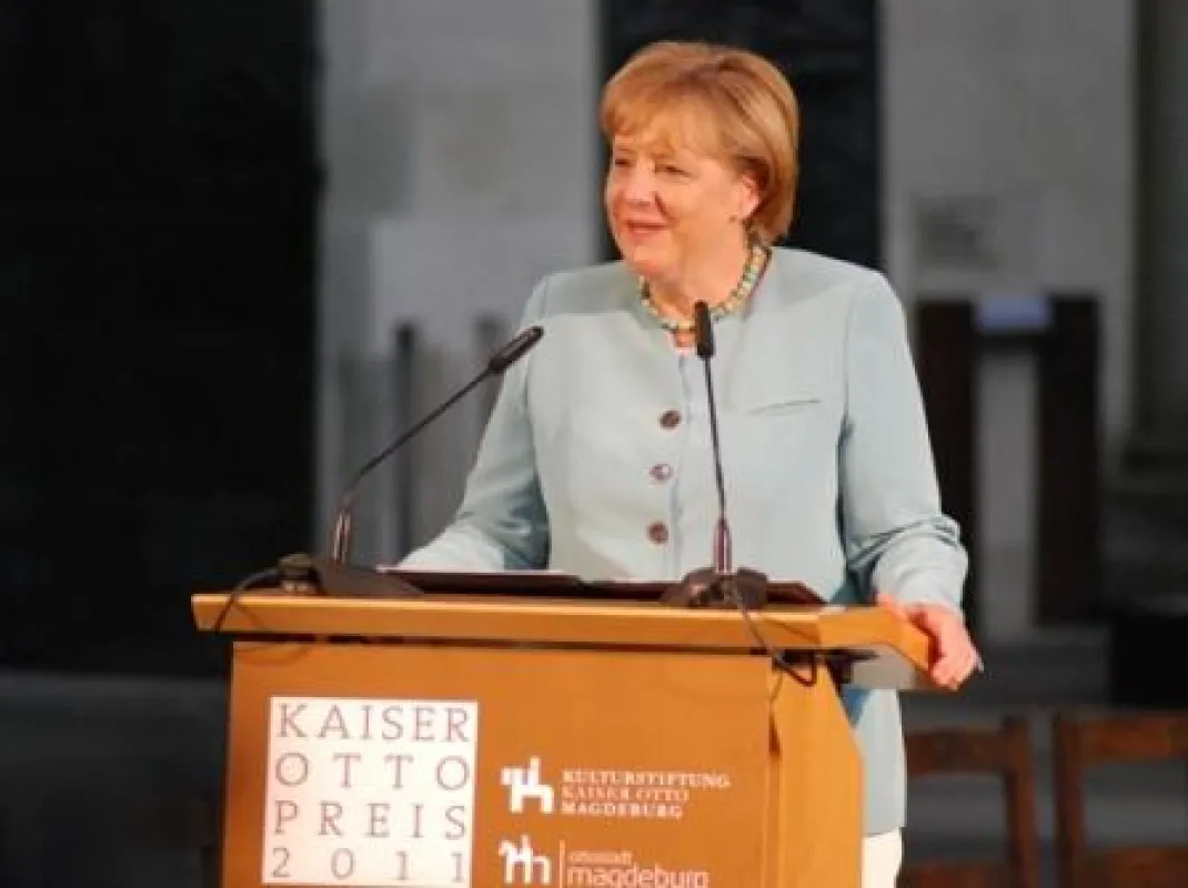 Verleihung des Kaiser-Otto-Preises in Magdeburg an Bundeskanzlerin Dr. Angela Merkel