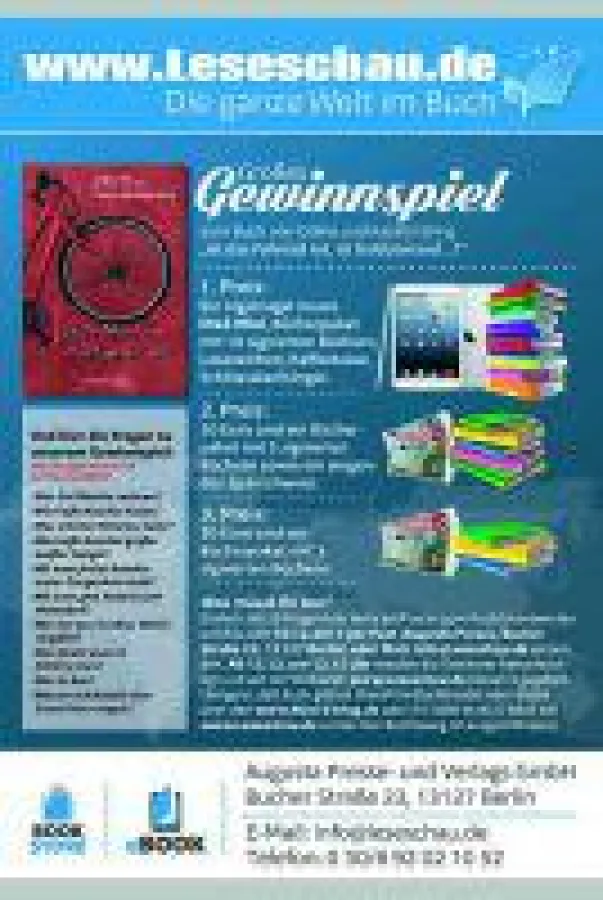 Leseschau, Messe, Gewinnspiel