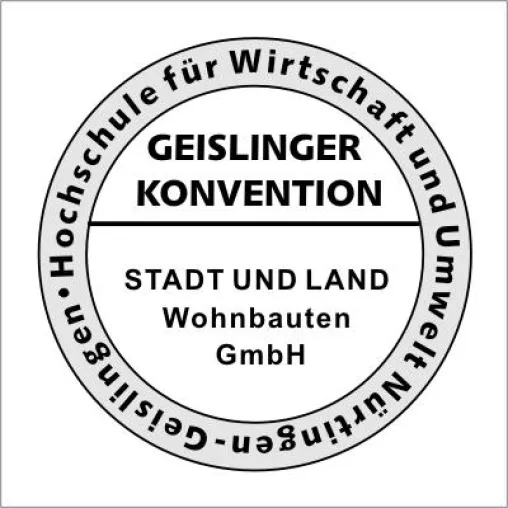 Bild: Wohnungsbaugesellschaft STADT UND LAND erhielt Siegel der Geislinger Konvention für Betriebskostenmanagement