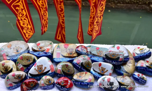 Bild: Venedig, Venicestones- Andrà tutto bene