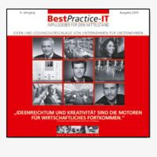 Bild: BestPractice-IT CD-Rom 2009 erschienen - Mittelständler aller Branchen zeigen, wie man IT nachhaltig einsetzt