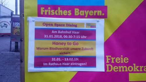 Innovativer Impuls zum Einschreibungsstart des Volksbegehrens für Artenvielfalt in Bayern Bild: Innovativer Impuls zum Einschreibungsstart des Volksbegehrens für Artenvielfalt in Bayern