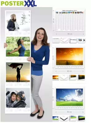 Bild: posterXXL: Neue individuelle und kreative Jahresplaner für 2011