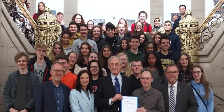 Bild: Deutscher Schüleraustausch Preis 2019: 5 Punkte für die Bewerbung der Schulen