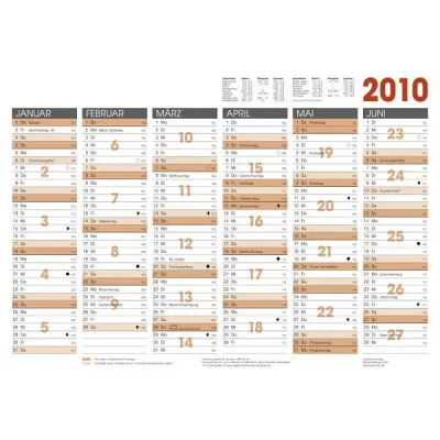 Bild: Werbemittel Kalender für das Jahr 2010
