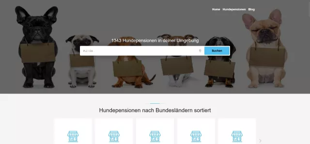 Bild: Die neue Plattform für Hundebetreuung und Hundepensionen in ganz Deutschland