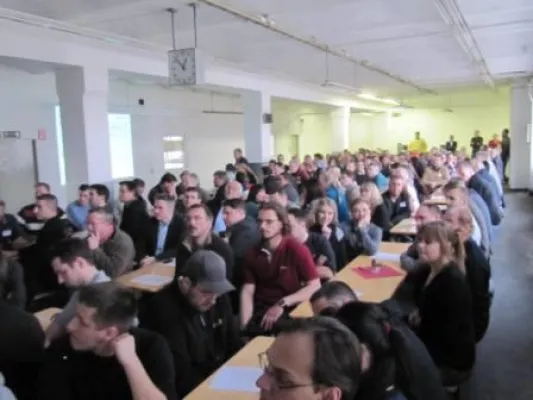 Bild: Betriebsversammlung bei BALLY WULFF