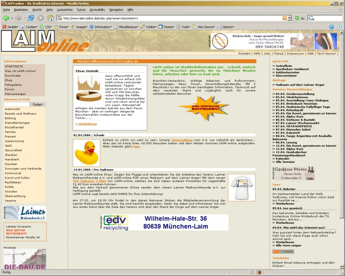 LAIM-online - Ihr Stadtteil im Internet