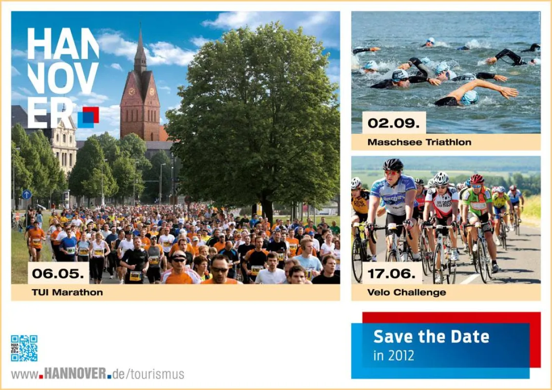 Save the Date in 2012: Zur  ITB (7.-11. März) wirbt die HMTG für einen Besuch in Hannover