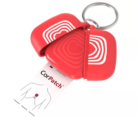 Digitale Lösung gegen den plötzlichen Herztod: Mit einem smarten Pflaster Leben retten. Bild: Digitale Lösung gegen den plötzlichen Herztod: Mit einem smarten Pflaster Leben retten.