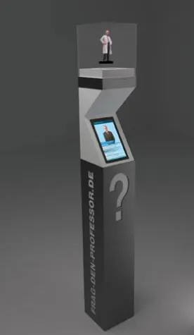 Bild: High-Tech Professor beantwortet Patientenfragen