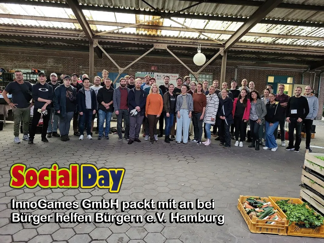 SOCIAL DAY: InnoGames packt bei Bürger helfen Bürgern e.V. mit an (© BÜRGER-HELFEN-BÜRGERN e.V. Hamburg)