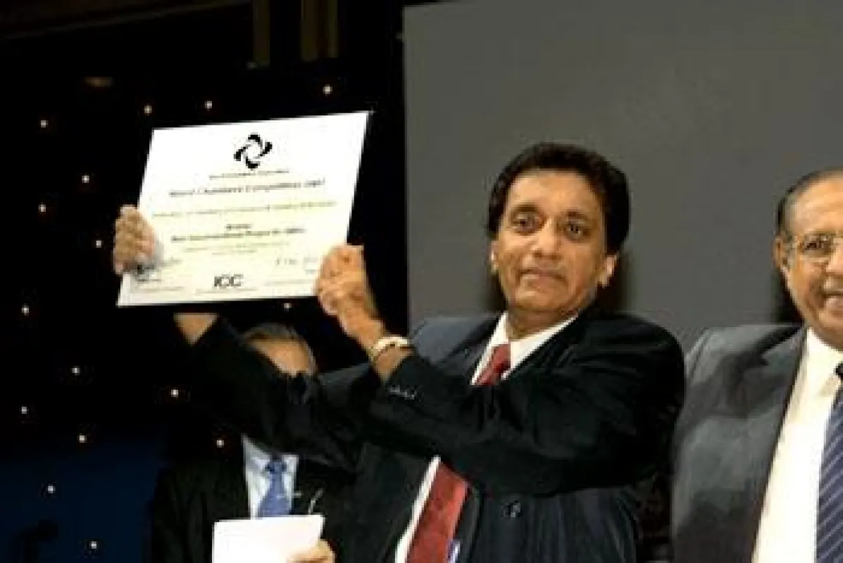 Nawaz Rajabdeen, Vize Präsident, WASME: Gewann 1. Preis der ICC - International Chamber of Commerce