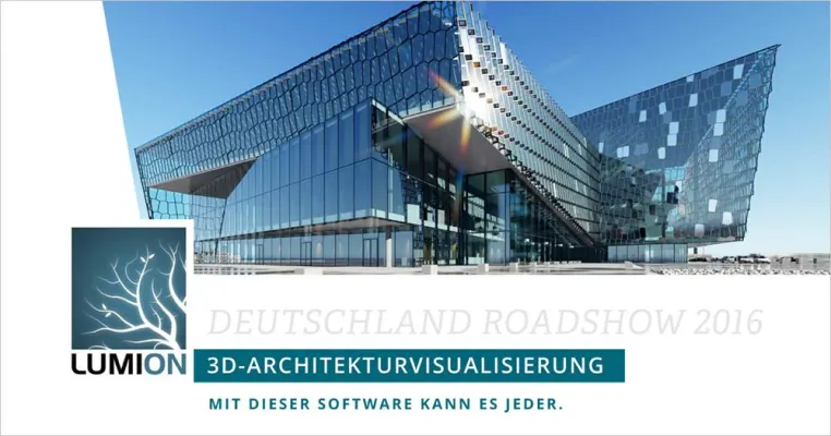 Architekturvisualisierung mit Lumion auf großer Deutschland-Tour Bild: Architekturvisualisierung mit Lumion auf großer Deutschland-Tour