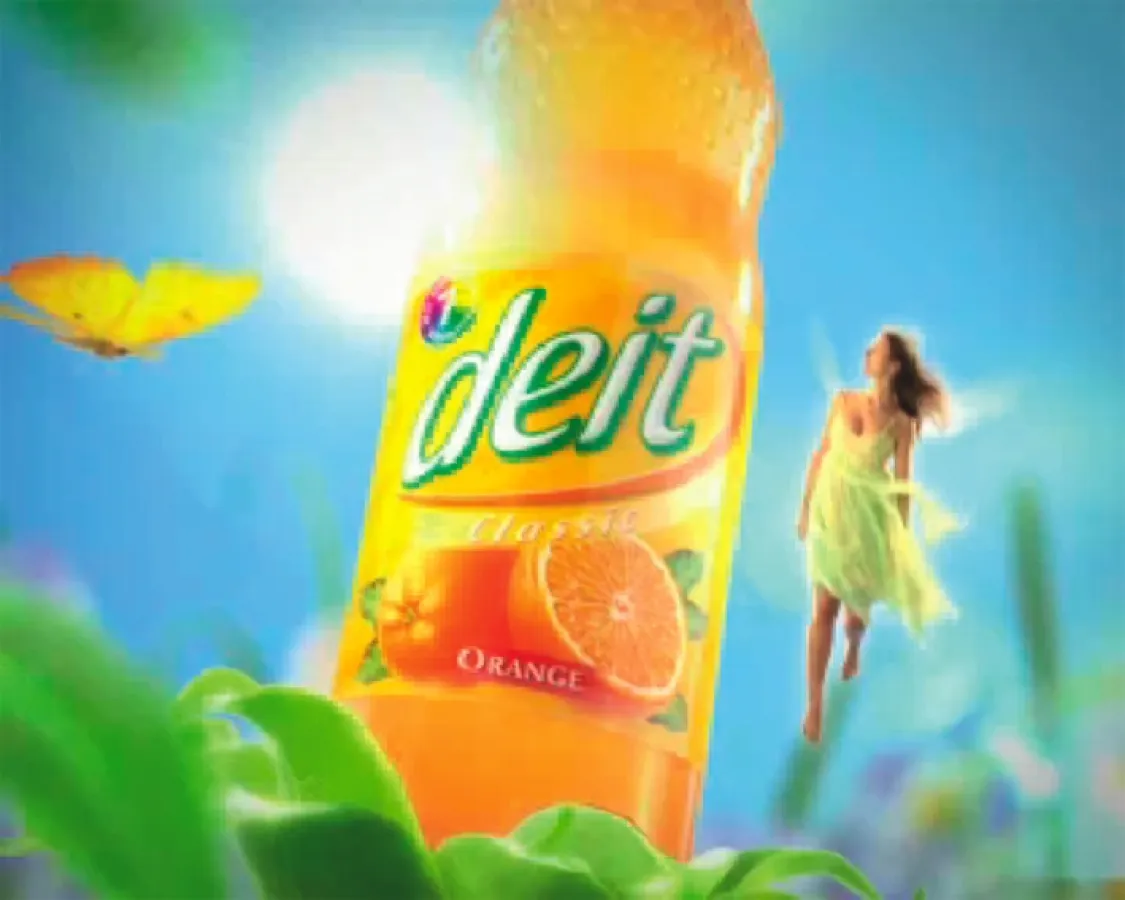 Fantastisch leicht und fruchtig zugleich - Marktführer deit ist zum ersten Mal mit TV-Spots on air