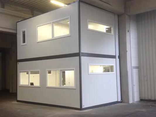 Neue Raumsysteme: Doppelgeschossiges Büro für den Hauptsitz der Hagebau Logistik Bild: Neue Raumsysteme: Doppelgeschossiges Büro für den Hauptsitz der Hagebau Logistik