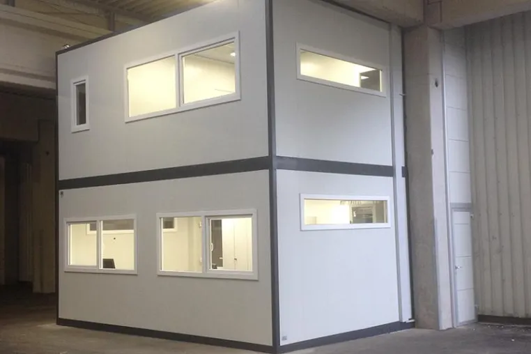 Bild: Neue Raumsysteme: Doppelgeschossiges Büro für den Hauptsitz der Hagebau Logistik