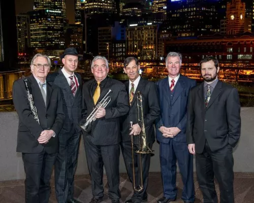 Aus Australien angereist: Jazzband 'The Syncopators' Bild: Aus Australien angereist: Jazzband 'The Syncopators'