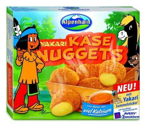 Bild: Sammelspaß für kleine Genießer: Sticker-Aktion mit YAKARI Käse-Nuggets von ALPENHAIN
