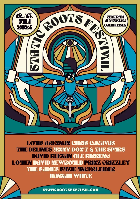Static Roots Festival Poster (Design: Roberta Landreth) (© Static Roots Festival)