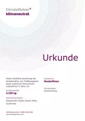 Bild: ClimatePartner ermöglicht Unternehmen TÜV-zertifizierte CO2-Kompensation auf Knopfdruck