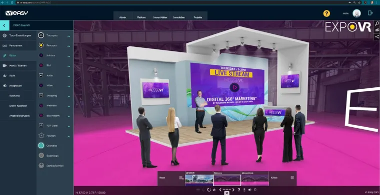 Bild: Brandenburger Unternehmen entwickelt Virtuelle Messe