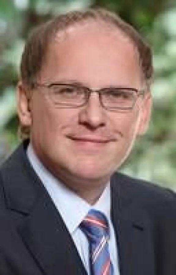 Wolfgang Winkler, Leiter der Filiale der Volksbank Ludwigsburg am Arsenalplatz in Ludwigsburg.