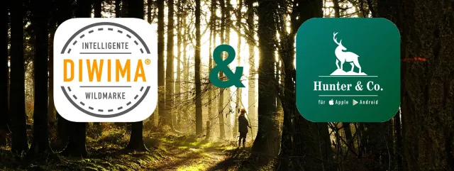 Bild: Starke Vorteile: Jagdgefährte-App & diwima Wildmarke zeigen, was Digitalisierung für die Jagd leisten kann