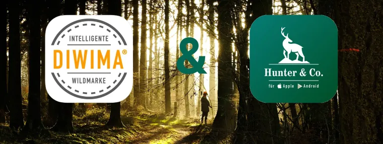 Bild: Starke Vorteile: Jagdgefährte-App & diwima Wildmarke zeigen, was Digitalisierung für die Jagd leisten kann