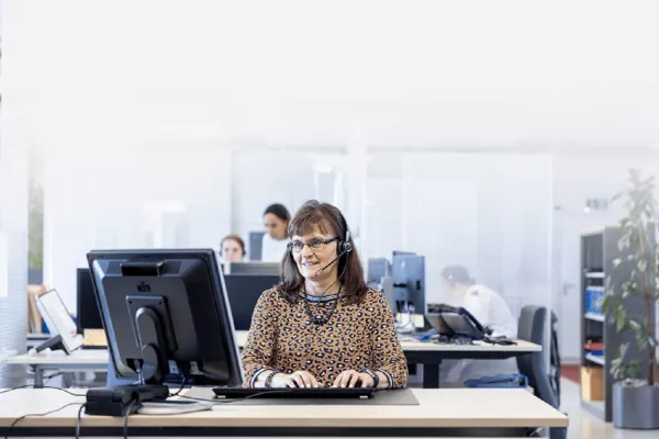 Bild: AG-VIP unterstützt Blinde und sehbeeinträchtigte Mitarbeitende bei ESPAS