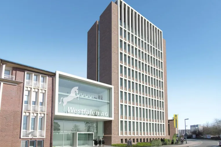 Bild: Neuer Blickfang am Industrieweg