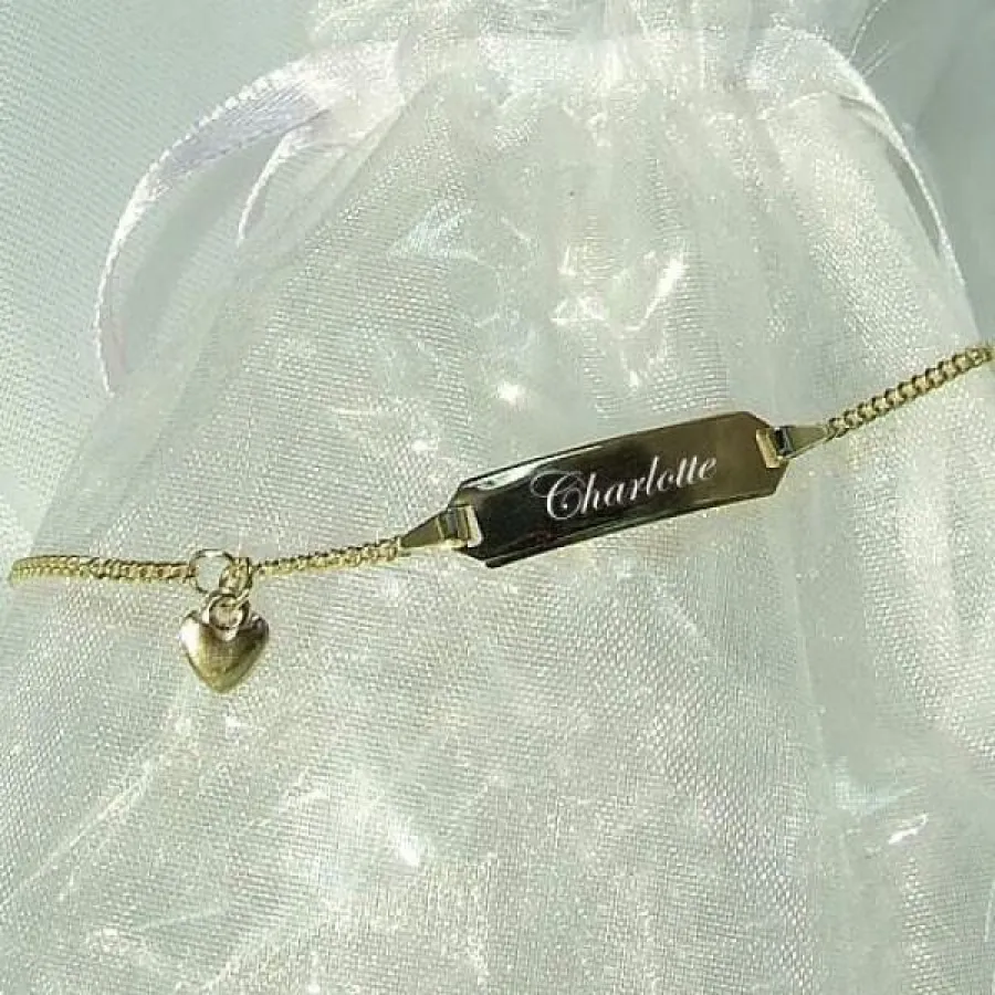 Wunderschöne Namensarmbänder aus Gold und Silber