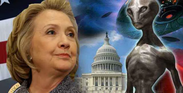 Bild: Wird sie die First Lady bei der nächsten Wahl? Inside von Hillary Clintons bizarrer UFO-Lobby